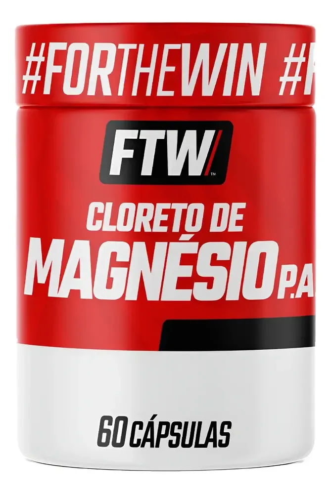 Cloreto De Magnésio 60 Cápsulas - Ftw Sem Sabor