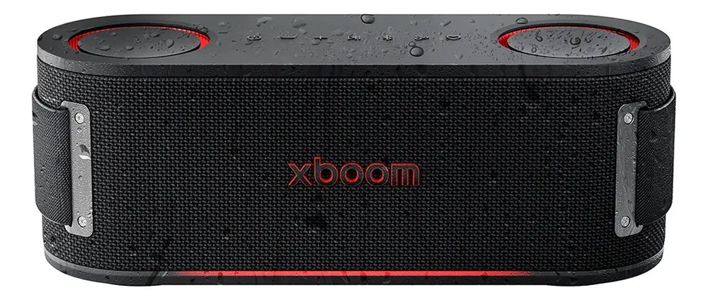 Caixa de Som LG XBOOM Bounce, Bateria recarregável, IP67, até 30h de reprodução, Bluetooth 5.3, luzes multicolor e resistência militar - BOUNCE
