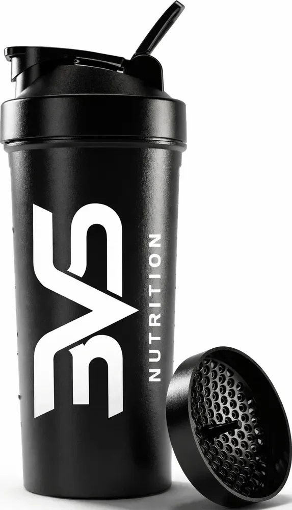 COQUETELEIRA / SHAKER Preta - Academia 600ml - 3VS Nutrition
