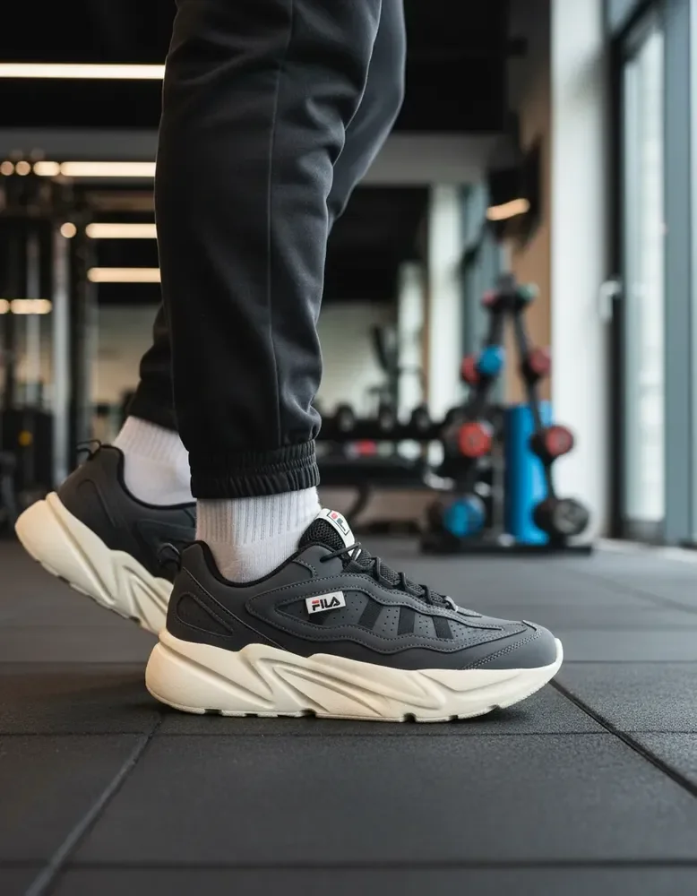 Tênis Masculino Street Fit 3 Fila Grafite/preto Liso 40 Br