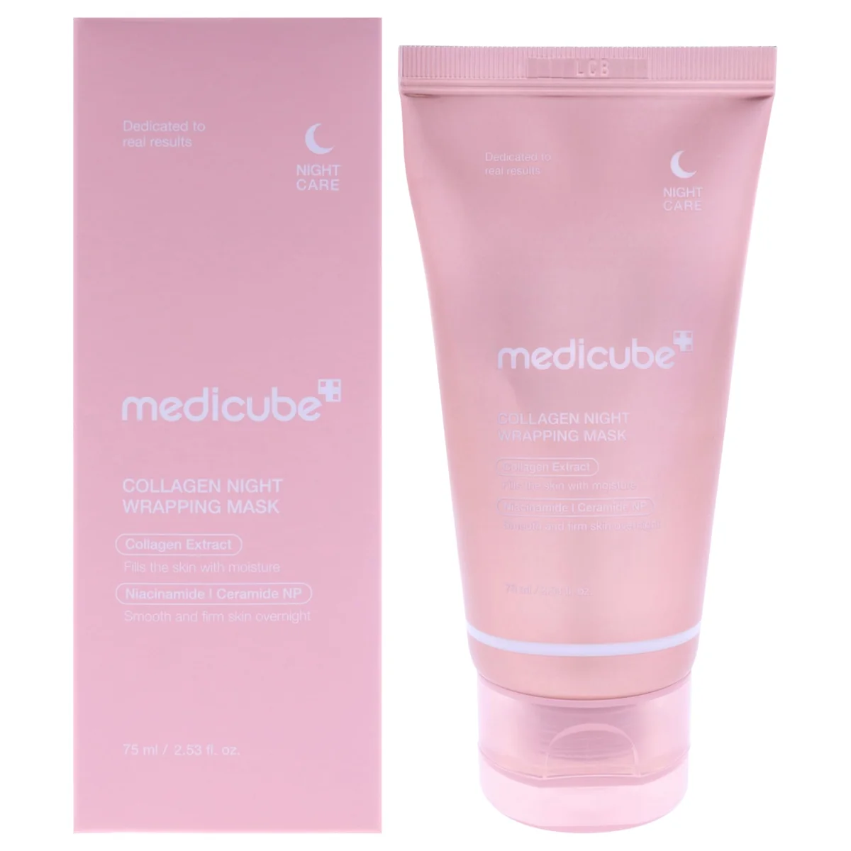 Medicube Máscara Facial Noturna Collagen Night Wrapping Mask 75ml para Elasticidade e Hidratação da Pele