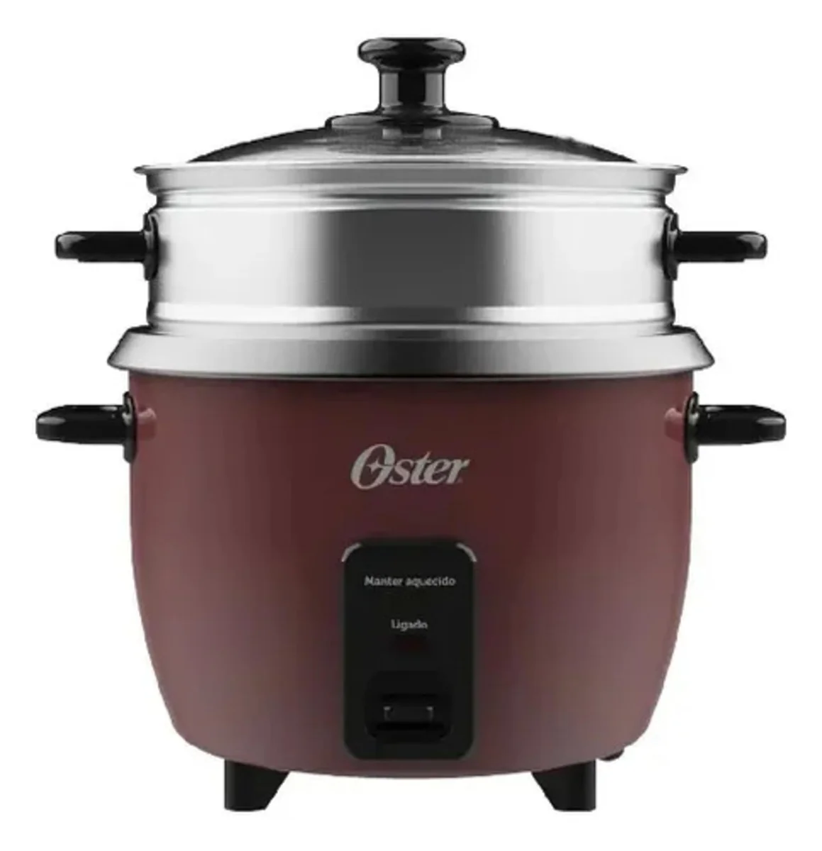 OSTER - Panela Elétrica De Arroz Oster OPAN310 Bordô 127v