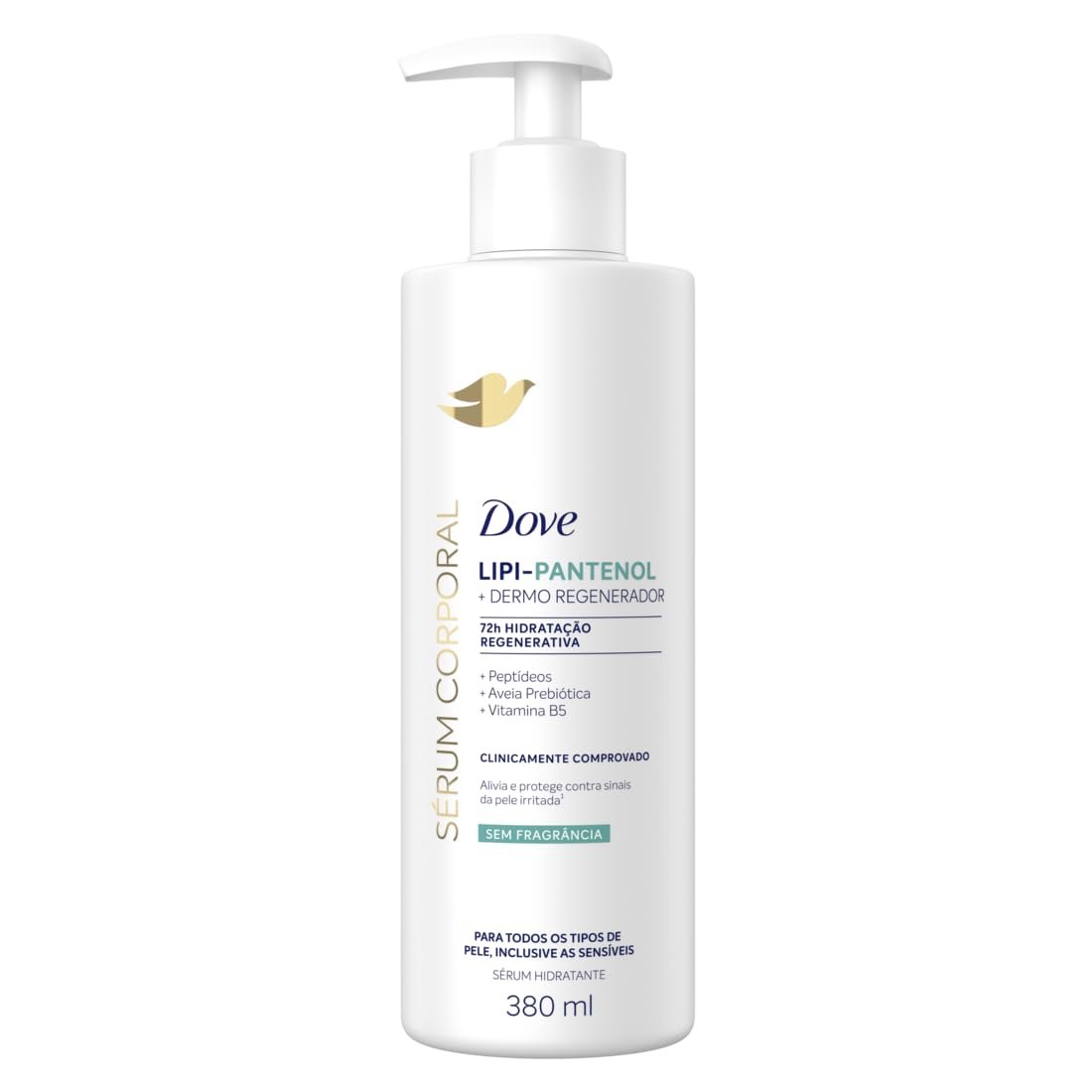 Dove Sérum Hidratante Corporal Lipi-Pantenol + Dermo Regenerador 380ml