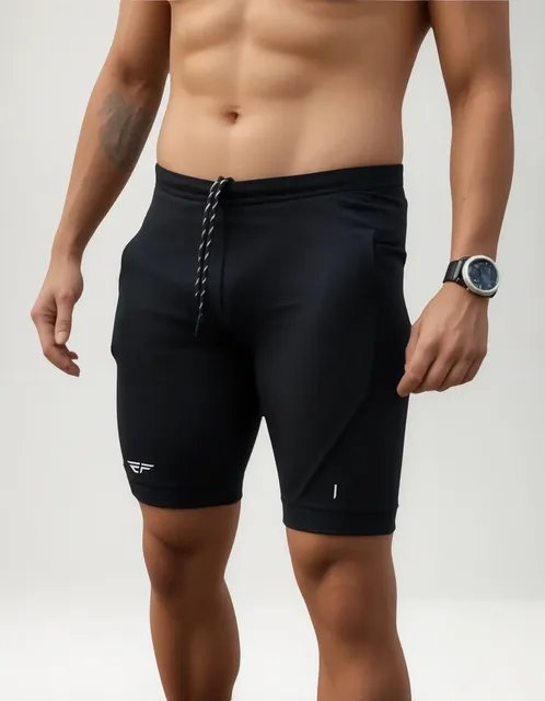 Bermuda De Compressão   Masculina Com Bolso Corrida