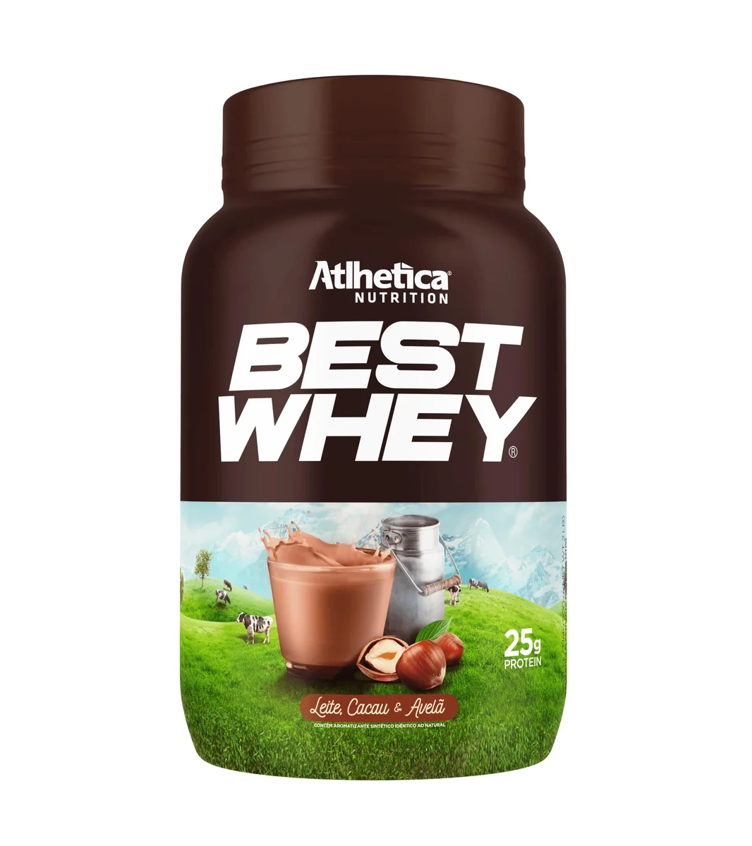 Atlhetica Nutrition BEST WHEY (900g) Leite, Cacau & Avelã, Multicolorido
