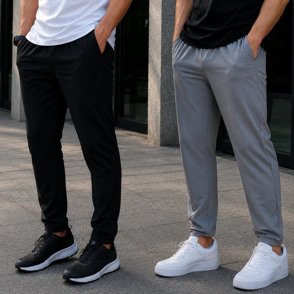 Calça Masculina Tactel com Elastano Para Treino Dia a Dia Super Leve Confortável Esportiva e Casual