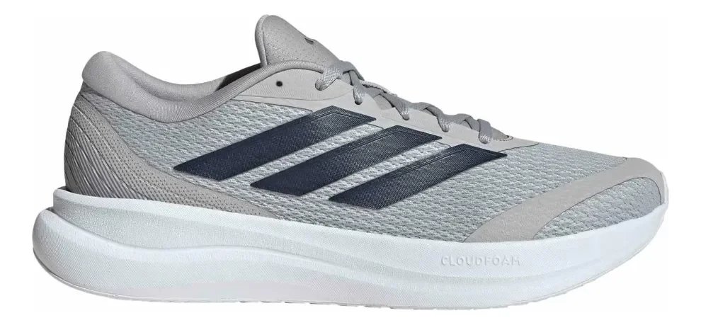 Tênis De Corrida Masculino Runfalcon 6 Cloudfoam adidas Cinza Liso 43 Br