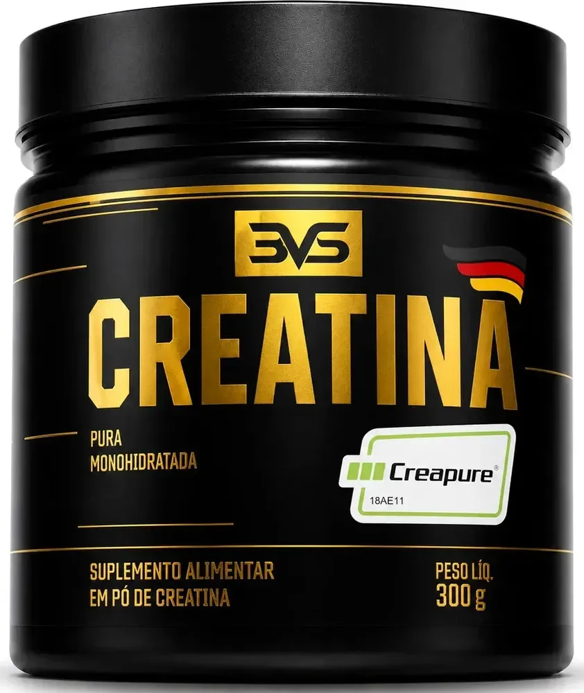 Creatina Creapure® 300g - 100% Pura e Produzida com Matéria-prima Alemã - 3vs Nutrition