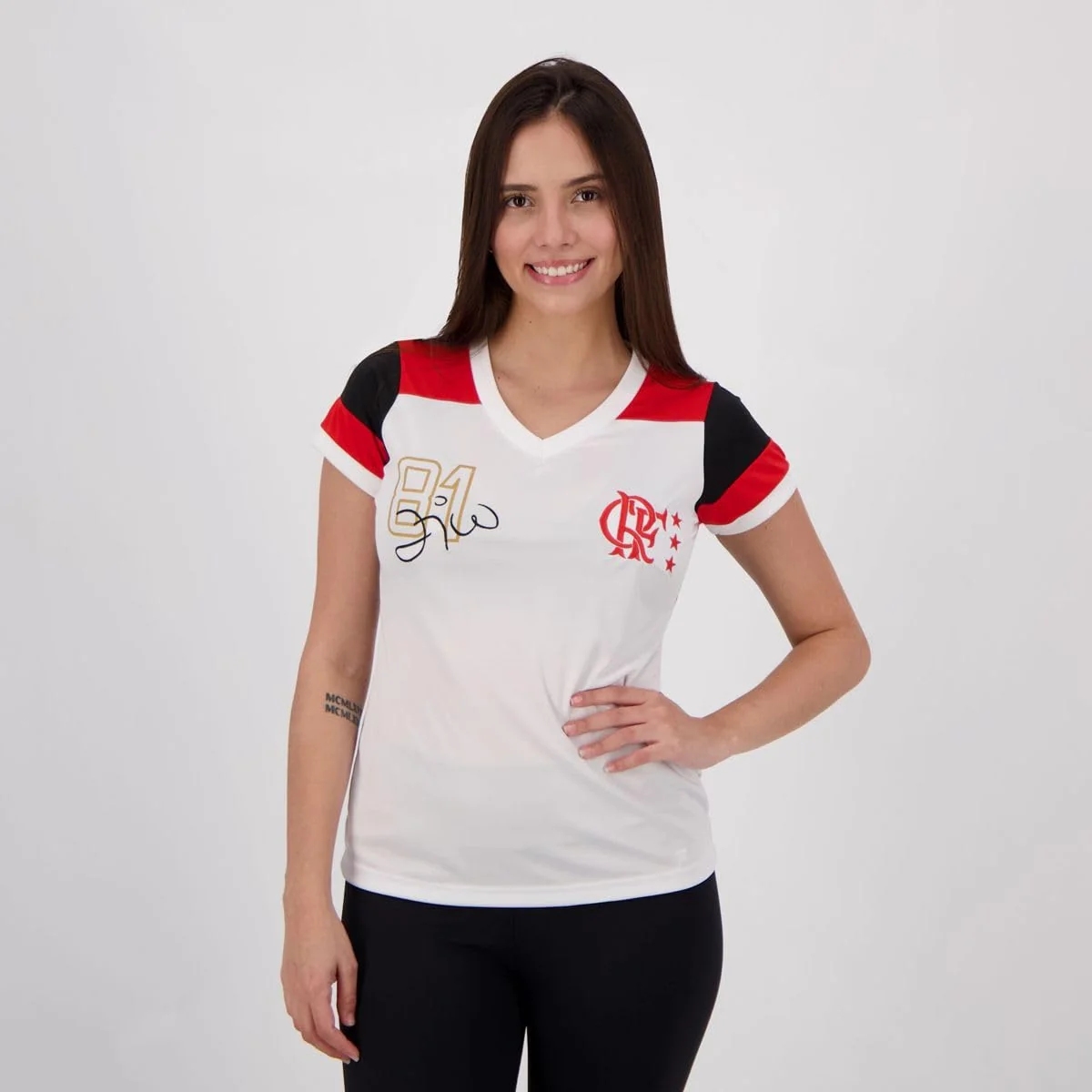 Camisa Flamengo Zico Retrô nº10 Feminina