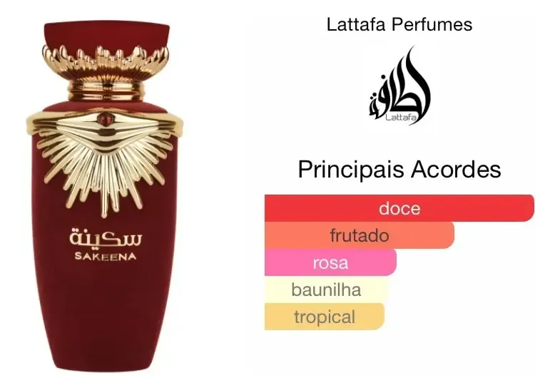 Perfume Sakeena Lattafa Edp Feminino 100ml Volume da unidade 100 mL