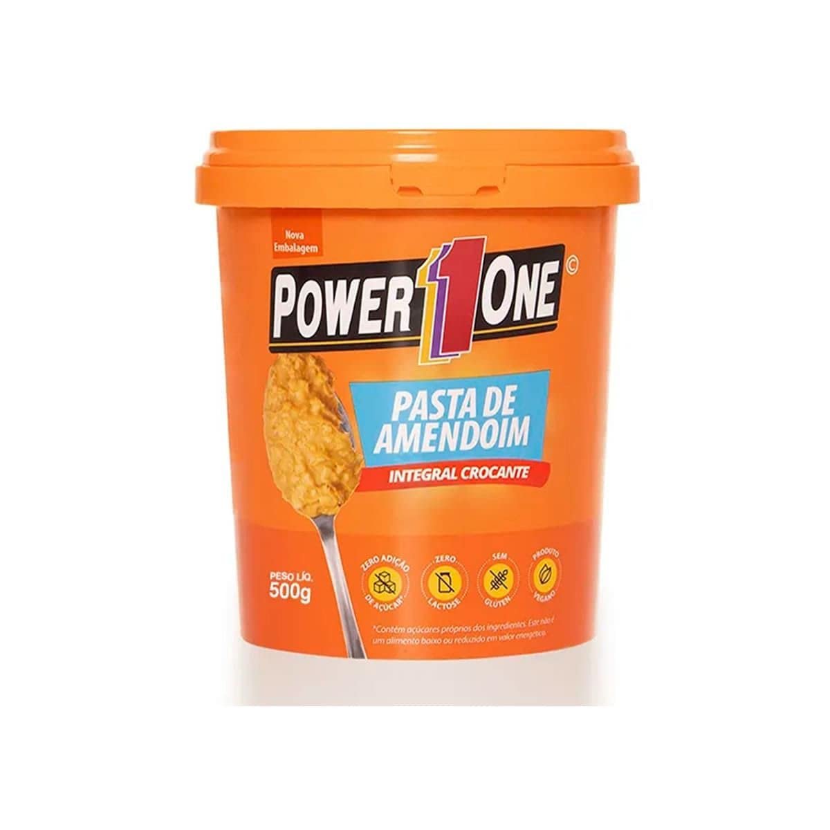 Pasta de Amendoim Integral Crocante (500g)