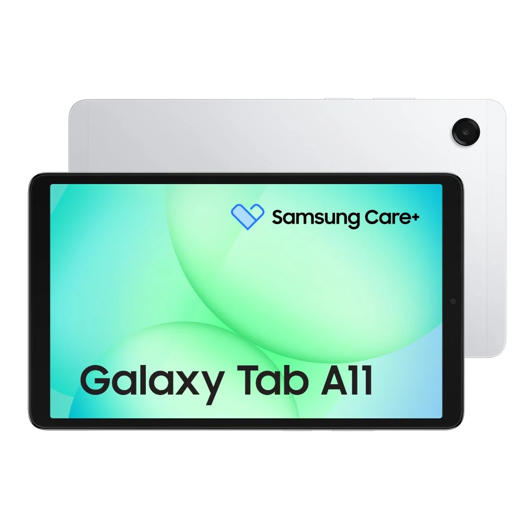 Tablet Samsung Galaxy TAB A11, 64GB, 4GB RAM, Tela de 8.7", Bateria 5.100mAh, Câmera frontal 5MP, Câmera traseira 8MP, WiFi, Android 15