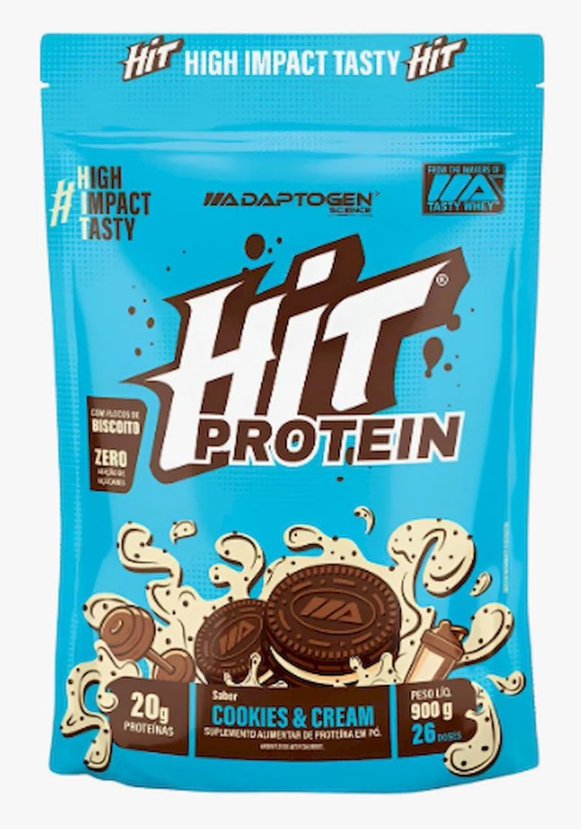 HIT Protein (900g) Sabor Cookies and Cream – Adaptogen Scinece | 20G Proteina por dose