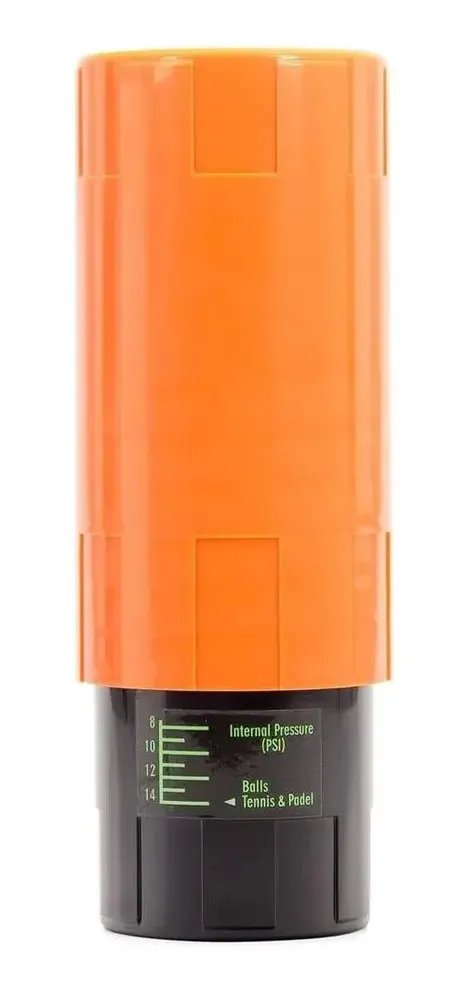 Pressurizador De Bola De Tênis Pró Spin Preto E Laranja
