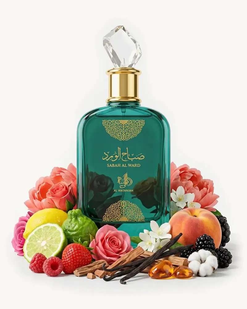 Perfume Árabe Sabah Al Ward Garden Of Eden Feminino Eau De Parfum Luxuoso Alta Fixação Importado 100ml
