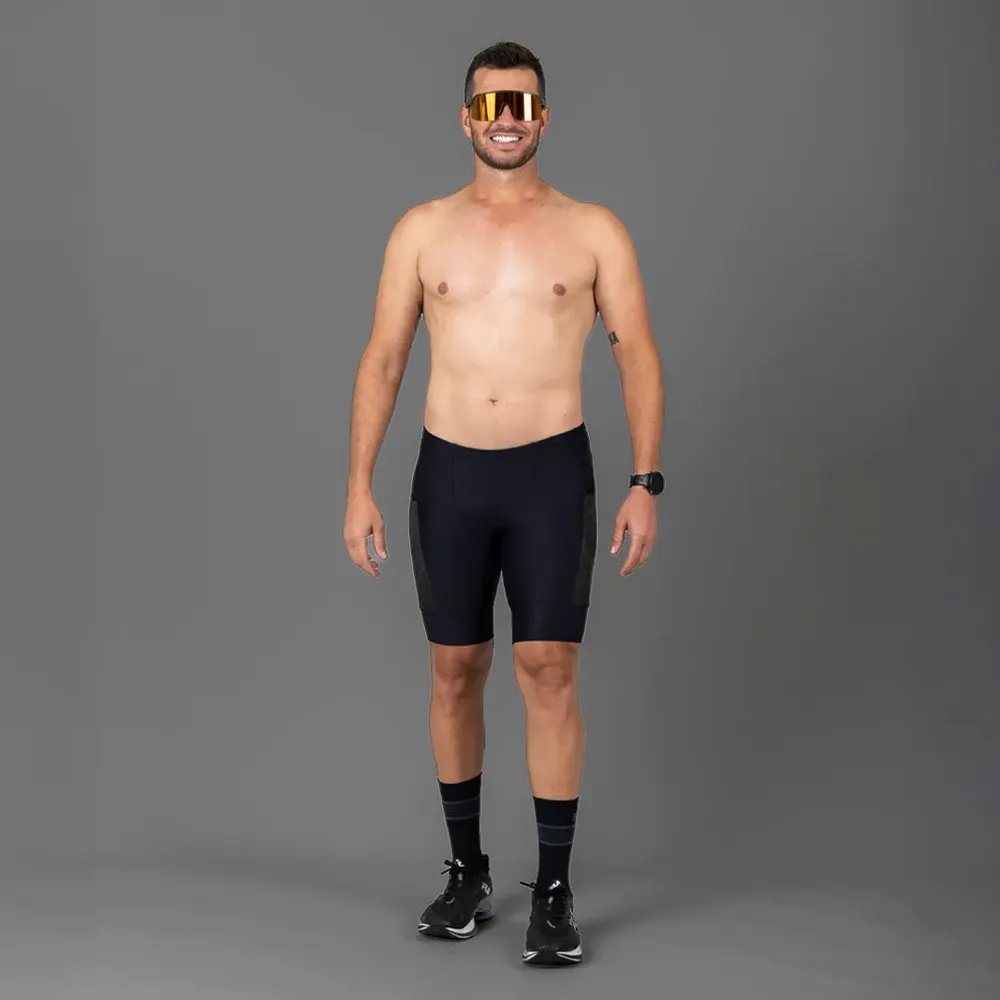 Bermuda Running Woom Light Run Masculino Iii Preto M