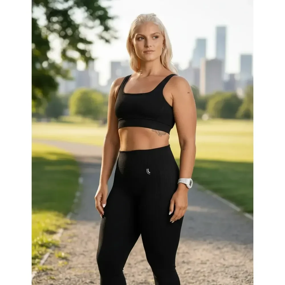 Calça Legging Lupo Max Feminino Academia Cintura Alta Treino Preto Gg