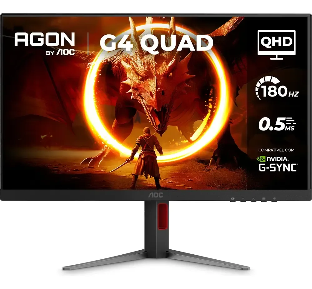 Monitor Gamer Aoc Agon Quad 27 - Q27g4f Preto