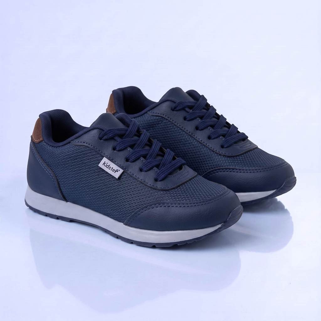 Kidstep Tenis Escolar Infantil Masculino Jogging Marinho 20 ao 36
