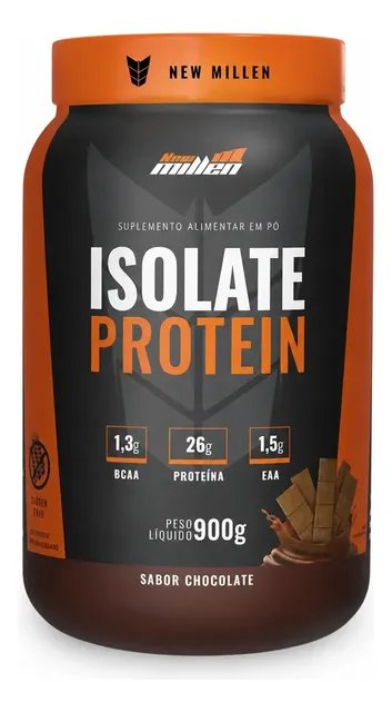 Isolate Protein Proteína Isolada 900g New Milen Zero Lactose