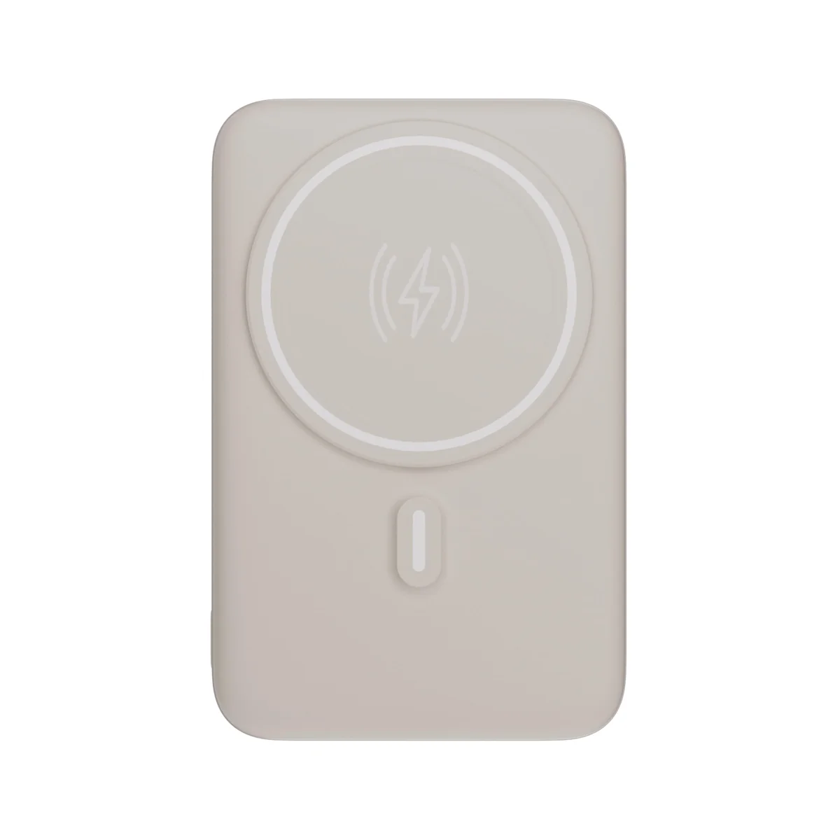 Geonav Power Bank, Carregador Portátil Universal por Indução 10.000mAh, Carregamento rápido*, Suporte Dobrável, Compatível com MagSafe® PB10MAGOW Off White