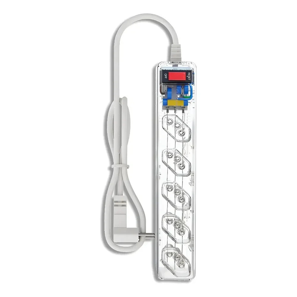 Filtro de Linha Clamper iClamper Energia 5 Tomadas, com DPS e Proteção contra Raios e Surtos Elétricos