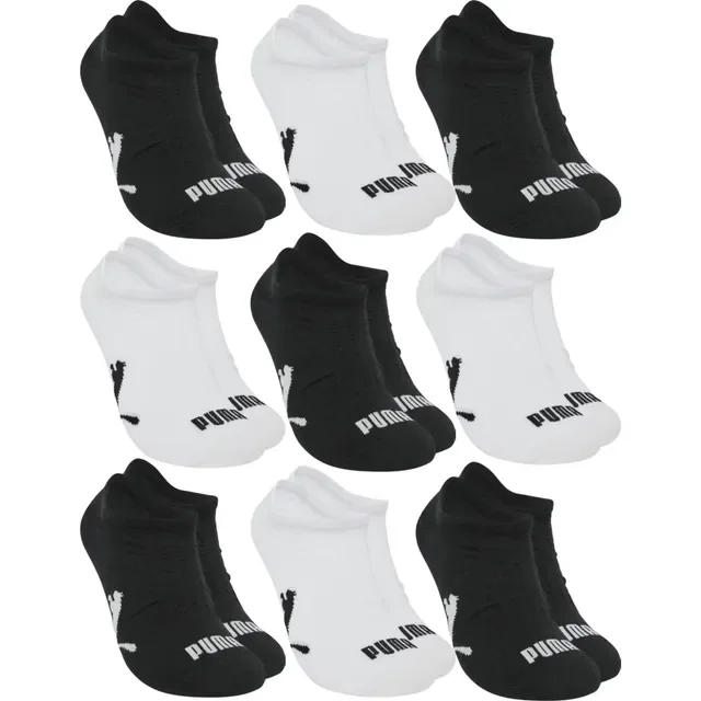 Kit 9 Pares Meias Invisível Puma Sapatilha Soquete Original