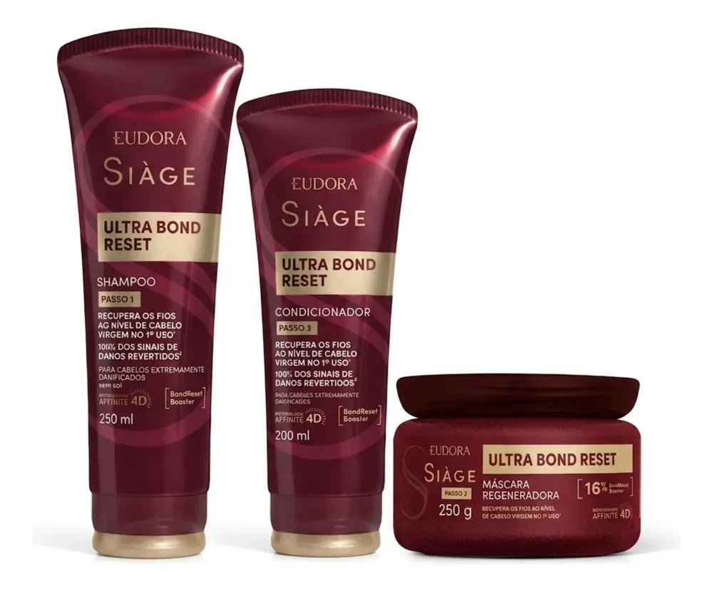 Combo Siàge Ultra Bond Reset (3 Itens)