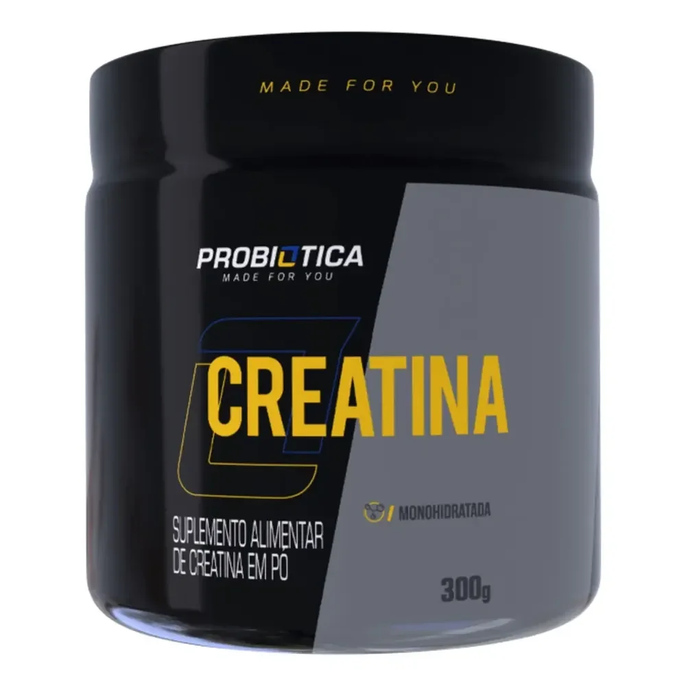 Creatina Probiotica 300g Monohidratada Sem Sabor