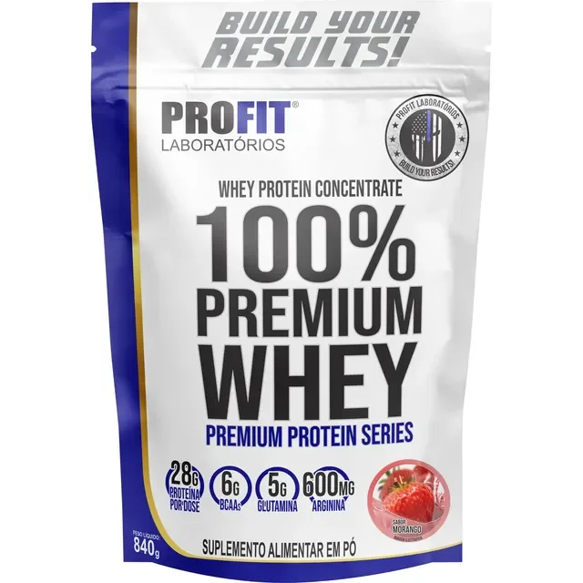 Whey Protein 100% Premium Concentrado 840g Profit Labs