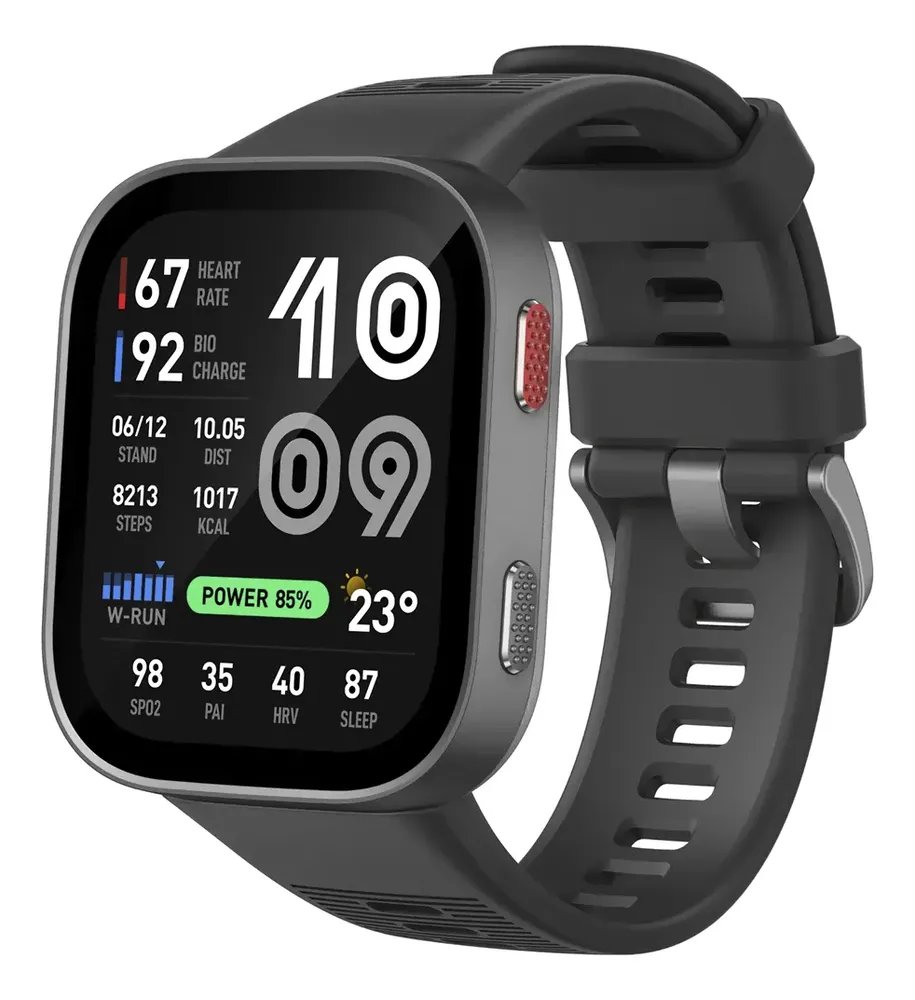 Relógio Smartwatch Amazfit Bip Max Amoled Gps Bluetooth Preto Mesh
