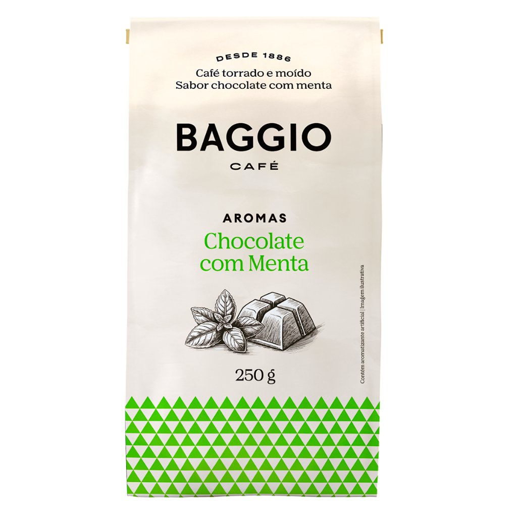 Baggio Café - Café Torrado e Moído Aromas Chocolate com Menta 250g