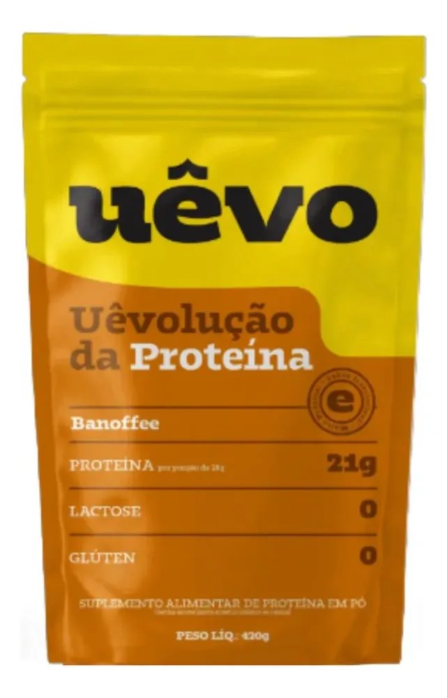 Proteina Ovo Uevo Banoffe 420g - Uevo Banoffee