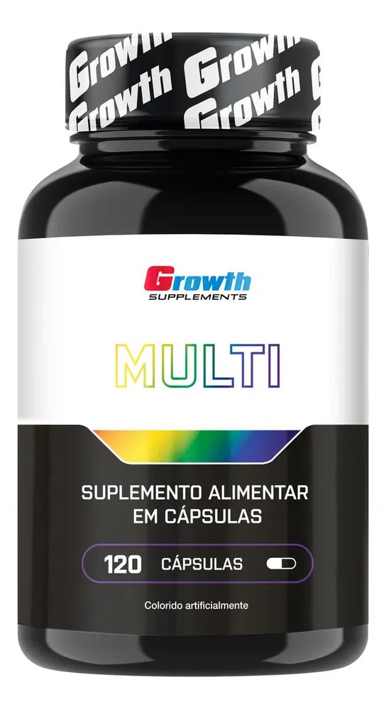 Multivitamínico Growth Supplements em cápsula Sem sabor x 100g de 120 un