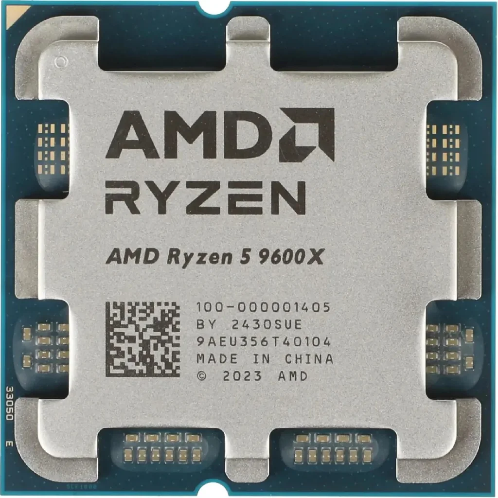 Processador AMD Ryzen 5 9600X, 3.9GHz (5.4GHz Turbo), 6-Cores 12-Threads, AM5 Novo (Sem Caixa ou Cooler)