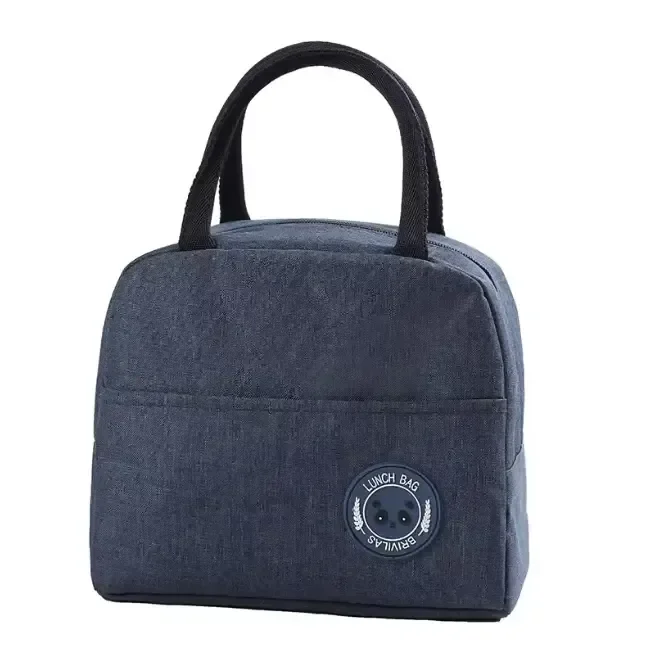 Lancheira Térmica Academia Trabalho Escola Fitness Bolsa Adulto E Infantil Unissex Marca Lemon Shark Cor Azul
