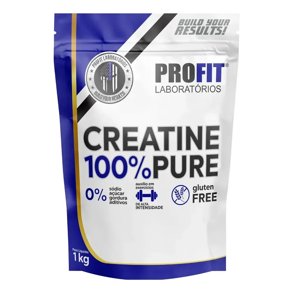 Suplemento En Pó Profit Laboratórios Creatina Pura Creatina De Creatine Power X 1kg