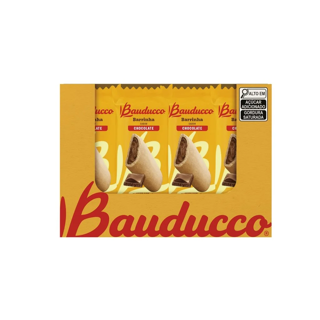 Barrinha Maxi Chocolate Bauducco Display C/20 unidades