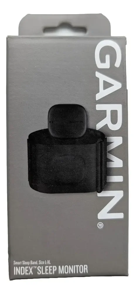 Monitor Cardíaco De Sono Garmin Index De Braço Tamanho P - M Preto