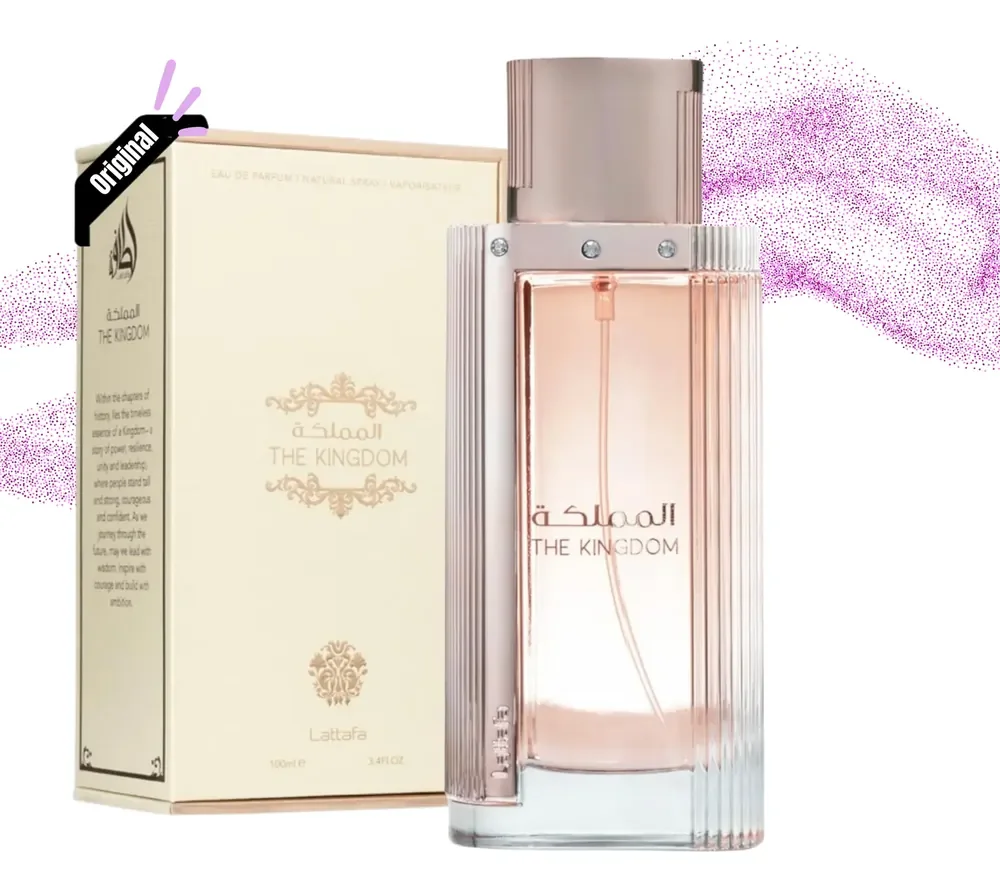 Perfume Árabe Feminino The Kingdom Lattafa 100ml Original Nf