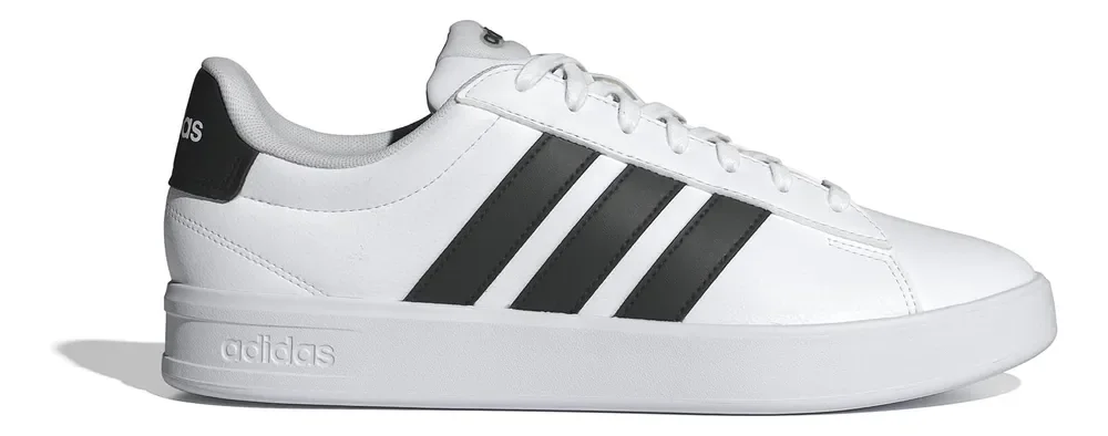 Tênis Masculino Grand Court 3.0 adidas Ftwwht/cblack/ftwwht Liso 41 Br