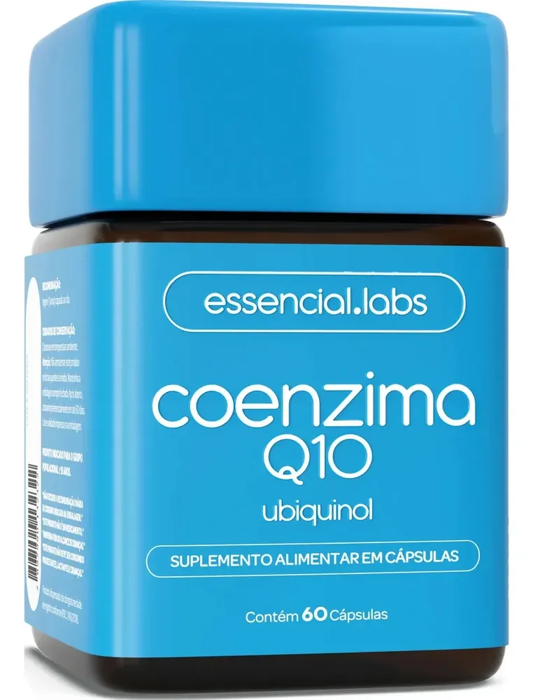 COENZIMA Q10 UBIQUINOL 100mg por Cápsula - 60 Cápsulas - Fórmula Concentrada com Matéria-prima Importada