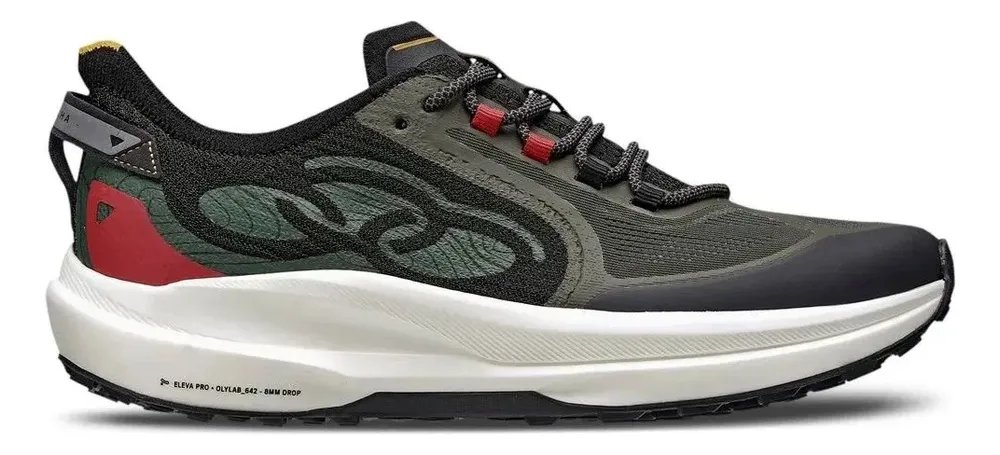 Tênis Olympikus Corre Trilha Militar/preto Original Militar/preto Geométrico 44 Br
