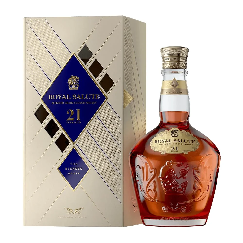 Whisky Escocês Blended 21 Anos Royal Salute The Blended Grain Garrafa 700ml