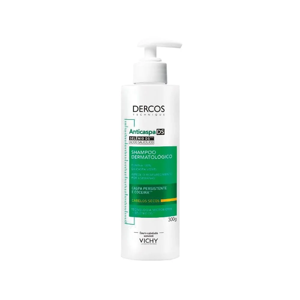Vichy, Dercos Shampoo Anticaspa Intensivo para Cabelos Secos