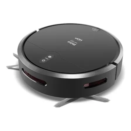Aspirador De Pó Robô Philco 3 Em 1 Pas23 Com Mop Preto 127/220v