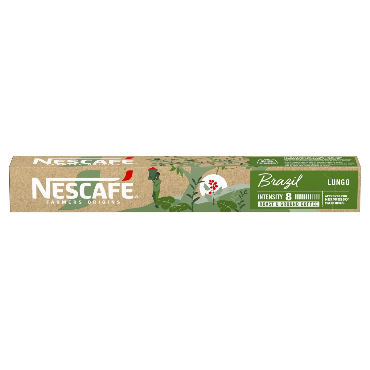 Café em Cápsula Compatível com Nespresso Nescafé Farmers Origins Brazil 10 Cápsulas