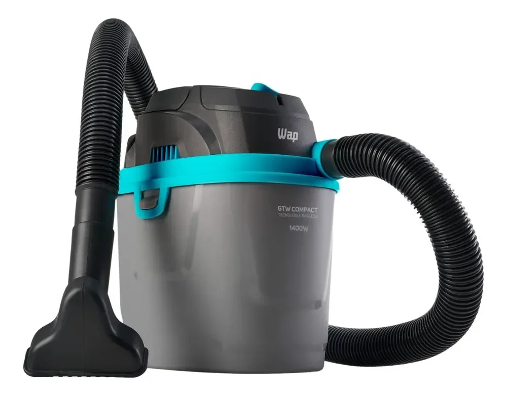 Aspirador De Pó E Água Portátil Wap Gtw Compact 1400w 127v Cinza 110v