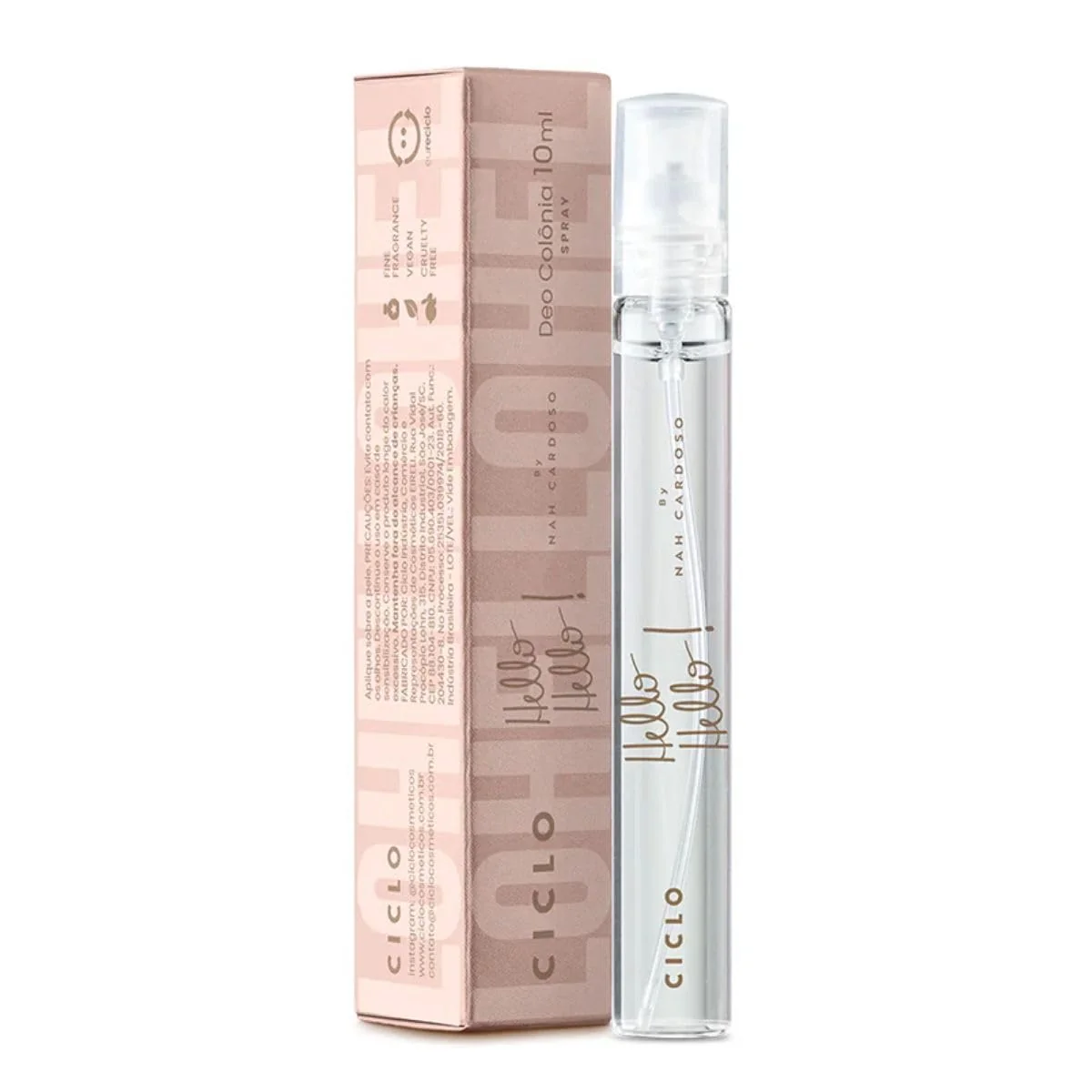 Ciclo Deo Colonia Nah Hello Hello Caneta 10Ml, Ciclo