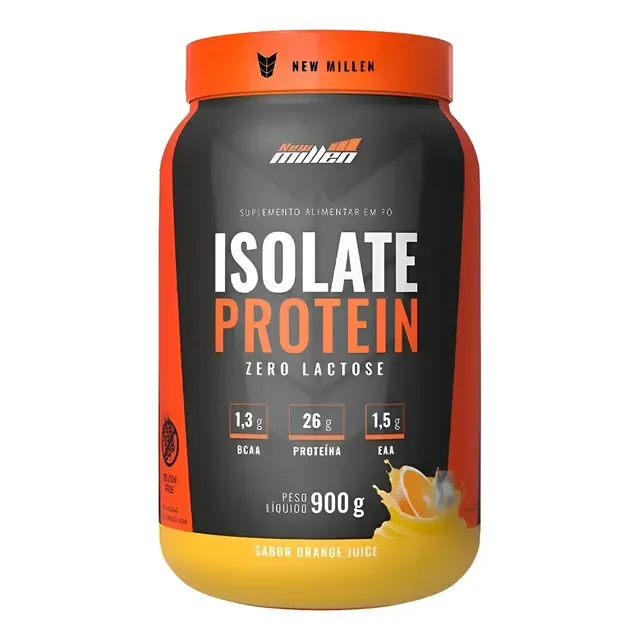 Whey Isolado Zero Lactose Suplemento Em Pó 900g New Millen